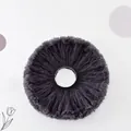Dark grey multi-layer mesh tutu skirt for girls with voluminous pleated tulle design - S / Dark Gray