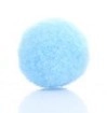 Sfera di cotone azzurro da 16mm per ciondolo diffusore di aromi e bracciale - Celeste