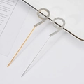 Lot d'épingles à cheveux numéro 9 serties de strass en finitions or et argent brillant - Taille unique / Topper Gâteau Chiffre 9 Or