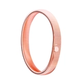 Porte-manche élastique en métal rose doré avec design à ressort pour hommes élégants - Or rose