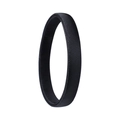 Serre-manche noir élastique à côtes pour chemise, bracelet de bras extensible - Noir