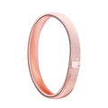 Adjustable rose gold spring shirt sleeve garters and elastic metal armbands for men - Rose Gold