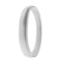 Bracciale elastico in metallo argento con trama fine a molla per maniche di camicia - Argento