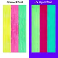 Detail of neon tinsel curtain party backdrop in yellow pink green, 1m x 2m size - 1x2m / Tricolor Splicing (Yellow/Pink/Green)