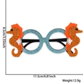 Lunettes de fête hippocampe mignonnes pour anniversaire d'enfants avec dimensions - Taille unique / Style Hippocampe