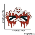 Halloween ghost glasses with red sequins and spooky white spirits for party decoration - Ghost Hand Bloody Eyes