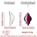 Rood-wit-blauwe honingraat papieren lantaarn voor Independence Day decoratie - 20cm Rood Wit Blauw Kalebas Bal