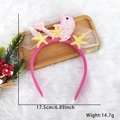 Cerchietto rosa con delfino e stella marina di paillettes e tulle a pois per bimbi - Taglia unica / Rosa