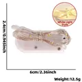 Mini LED copper wire string light with battery box in white light style for festivals - Warm Light Style / 2 Meters