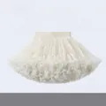Weißer Tutu-Rock für Mädchen aus weichem Netzgewebe mit bequemem elastischem Bund - 80cm / Unterteile / Gebrochenes Weiß