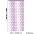 Rideau franges à paillettes violettes forme bottes déco fête taille 1x2m specs - 1*2M / Poudre pour ongles