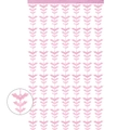 Tenda a frange a forma di pipistrello rosa chiaro per decorazione festa Halloween con volti - Oro rosa / 100x200cm