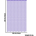 Purple gradient butterfly party curtain, 1x2m decorative hollow backdrop fringe - Light Purple