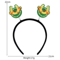 Serre-tête Saint-Patrick avec trèfles verts et fers à cheval sur ressorts - Style Double Fer à Cheval