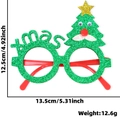 Montatura per occhiali ad albero di Natale verde glitterato con dimensioni e peso - Modello Albero Xmas Verde