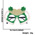 St. Patrick's Day party glasses with green clover and beer mug design measurements - Shamrock Beer Cheers