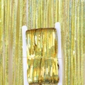 Tenda a frange dorate laser lucide per decorazione sfondo festa compleanno 1x2,5m - Tenda a Frange Laser Oro