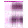 Tenda a frange con stelle fucsia metallizzato per decorazioni di pareti per feste - Rosa Rosso