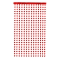 Tenda di frange a stelle rosse da 2 metri per decorazioni murali di feste di compleanno - Rosso