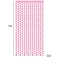 Tenda di pioggia rosa con faccine sorridenti per decorazione festa, 1m x 2m - Stile Smiley Oro Rosa Piatto / Oro rosa
