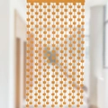 Orange maple leaf fringe curtain for Thanksgiving and autumn party wall decoration - Orange