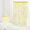 Golden snowflake foil fringe curtain for Christmas party backdrop and wall decoration - Gold