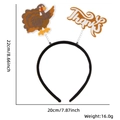 Thanksgiving Truthahn und Thanks Buchstaben Stirnband für Erntedank Party Deko - Truthahn Thanks Feder Stirnband