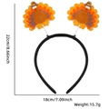 Thanksgiving Truthahn Stirnband mit bunten Filzfedern und Feder-Design-Elementen - Doppelter Truthahn Feder Stirnband Typ A