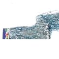 Tenda a frange metallizzata azzurra per decorazioni di compleanni e feste di Natale - Azzurro