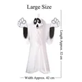 Grande decorazione fantasma in carta a nido d'ape da 52cm per festa di Halloween - Grande