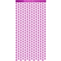 Metallic purple disco ball foil fringe curtain for party wall and door decoration - Rose Red