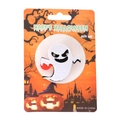 Ghost felt brooch on orange card for Halloween party favors and costume decoration - One Size / Halloween Ghost Style (5877701168139)