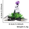Pince à cheveux chapeau de sorcière Halloween avec fantôme, 8,5cm x 6,5cm, poids 5,4g - Style Chapeau Sorcière Fantôme Blanc