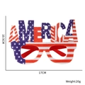 USA flag party glasses with America text design for Independence Day celebration - America Style