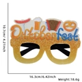 Oktoberfest feestbril met bier en accordeon ontwerp inclusief afmetingen in inches - Eén maat / Bierbellen Stijl Bril