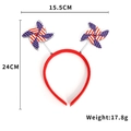 2026 World Cup headband with US flag pinwheels, 24cm height fan party accessory - Windmill