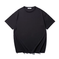 Oversized heren T-shirt van zwart modal met ronde hals en hoogwaardige zachte stoftextuur - 4XL / Zwart