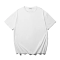 Premium wit oversized T-shirt van modal katoen met ronde hals en recht model ontwerp - 10XL / Wit