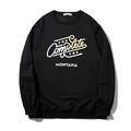 Sweat-shirt noir oversize pour homme avec imprimé graphique YOU COMPLETE YOU - XL / Noir