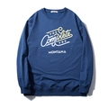 Sweat-shirt bleu marine pour homme avec imprimé graphique YOU Complete YOU Montana - 2XL / Bleu Denim