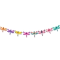 Vibrant colorful dragonfly banner with detailed wings for spring party decorations - Pattern Accessories Banner