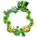 St. Patrick's Day Fotoständer mit Kleeblättern und Hufeisen auf weißem Hintergrund - Irland Fotorahmen