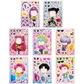 Set di 8 fogli di adesivi per ragazze cartoni animati per decorazioni di feste e fai da te - Set da 8 Fogli (6184280162256)