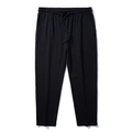Pantaloni sportivi da uomo taglie forti neri con elastico e coulisse in vita - 3XL / Nero