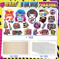 Pack de 30 accesorios de photocall retro años 80 con motivos disco y colores neón - Estilo Retro de los 80 (80s年代拍照道具)