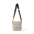 Borsa a tracolla beige minimalista con cinturino in tessuto regolabile HEYMISTER - Cachi