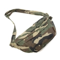 Camouflage-Brusttasche mit Waldmuster und verstellbarem schwarzen Schultergurt - Camo Grün