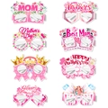Lot de 8 lunettes de fête fête des mères accessoires photo motifs fleurs et couronnes - 8pcs / Lunettes Fête des Mères