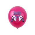 Palloncino in lattice rosa Game Over da 12 pollici per decorazione festa di compleanno gaming - Rosa Rosso