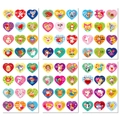 Kids Valentine's Day heart stickers with cute animal designs and festive love patterns - Valentine's Day Heart Animal Style / Multiple Sheets